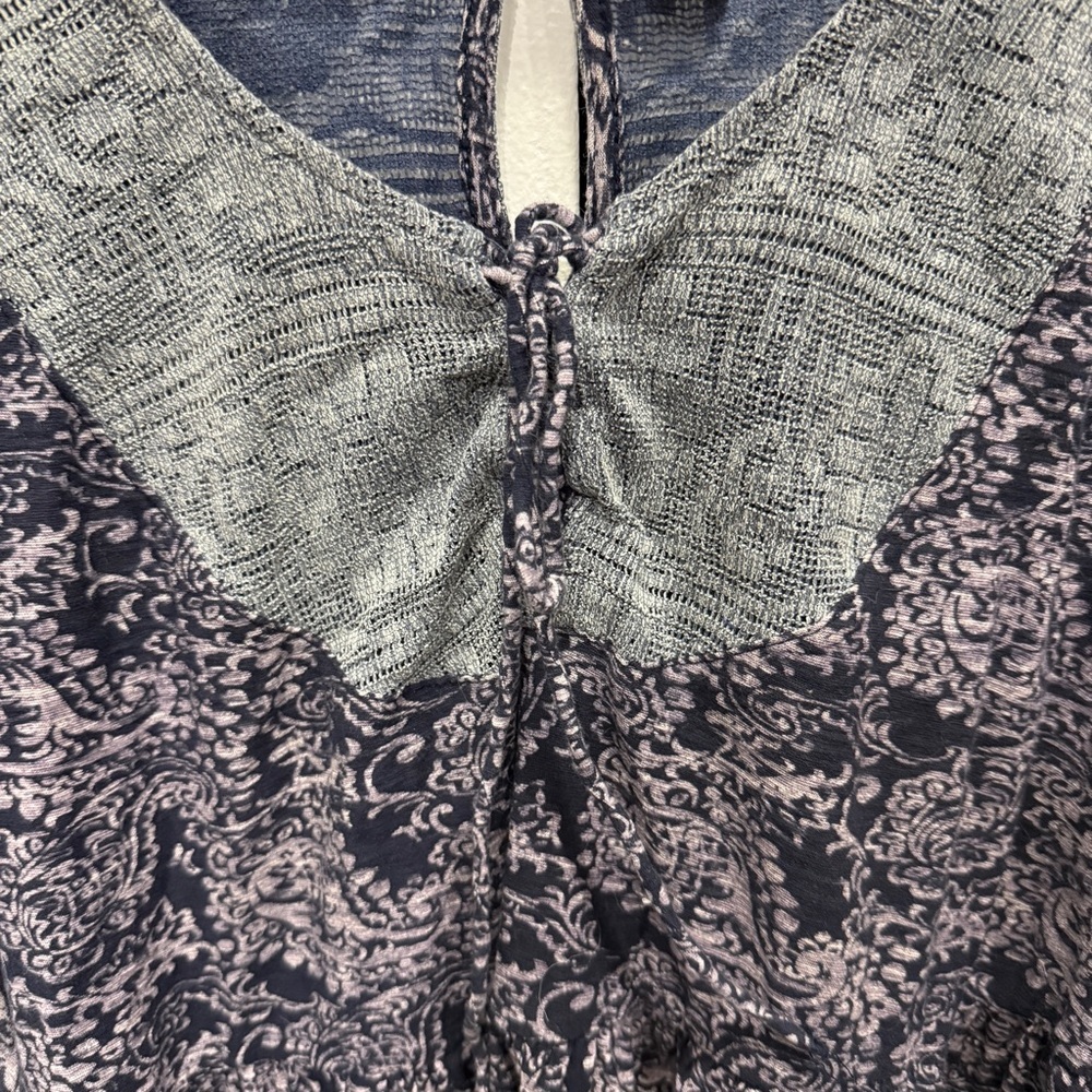Akemi + Kin by Anthropologie Purple Macello Boho Peasant - Picture 3 of 10